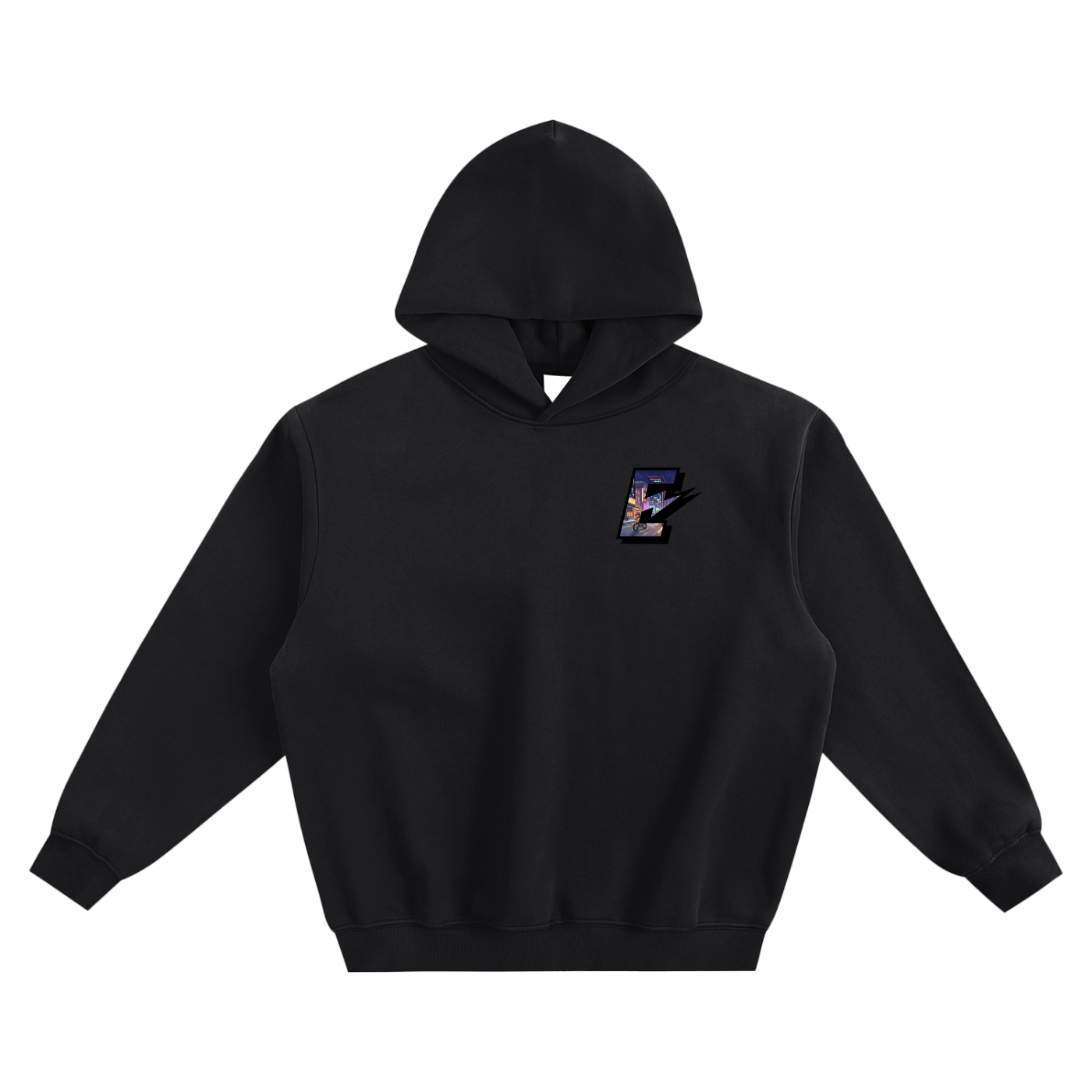 ELECTRO MAFIA LOGO HOODIE (CITY LIGHTS)