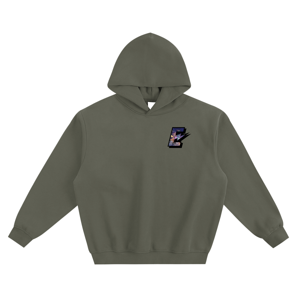 ELECTRO MAFIA LOGO HOODIE (CITY LIGHTS)
