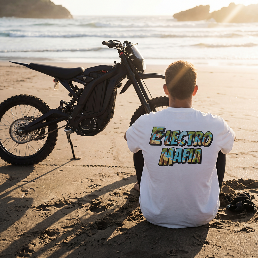 ELECTRO MAFIA LOGO TEE (BEACH RIDE)