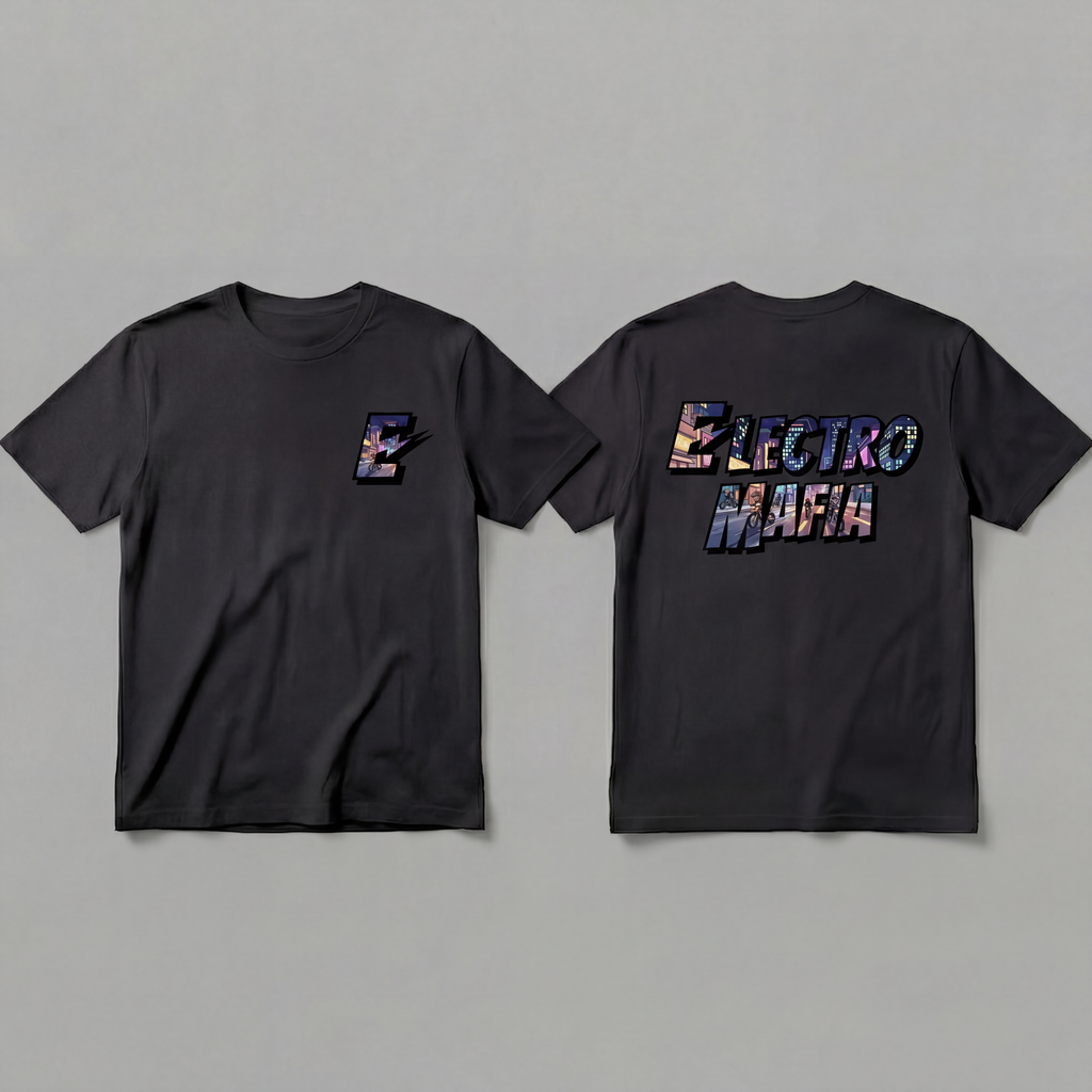 ELECTRO MAFIA LOGO TEE (CITY LIGHTS)