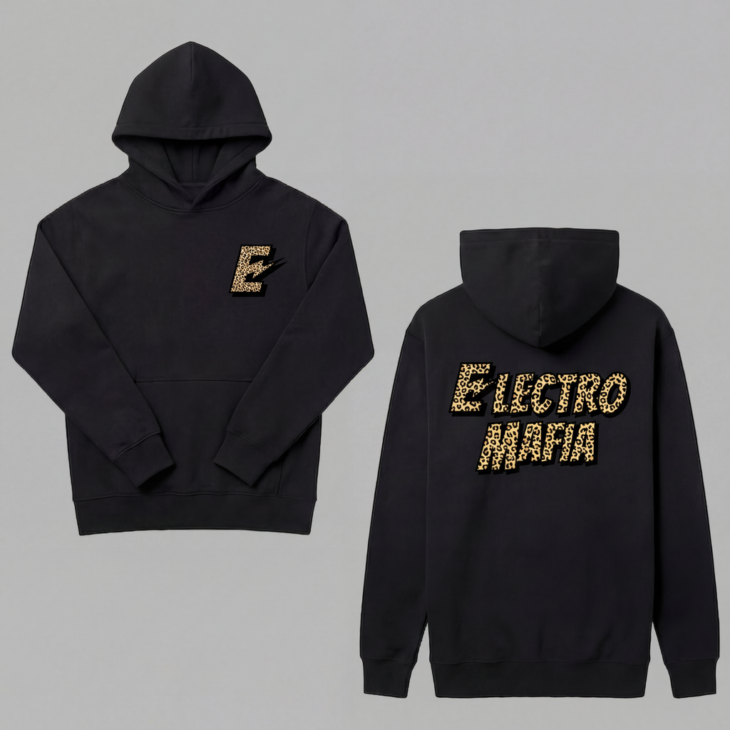 ELECTRO MAFIA LOGO HOODIE (CHEETAH RACE)