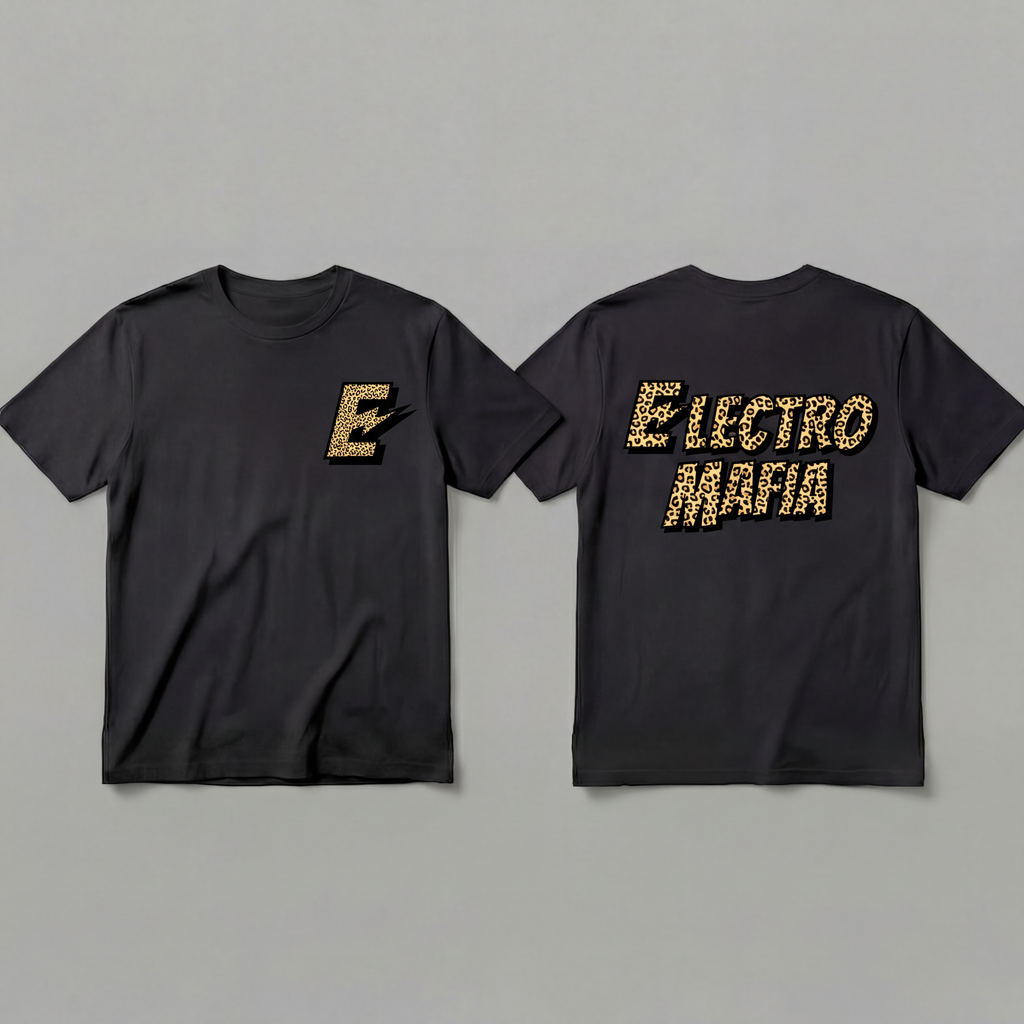 ELECTRO MAFIA LOGO TEE (CHEETAH RACE)